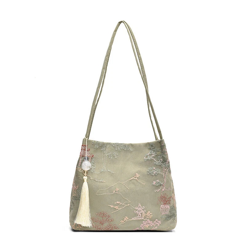 👛Chinese Embroidered Tote Bag Carry A Piece Of Eastern Elegance With You