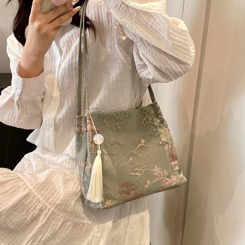 👛Chinese Embroidered Tote Bag Carry A Piece Of Eastern Elegance With You