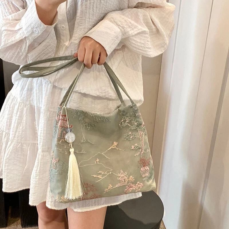 👛Chinese Embroidered Tote Bag Carry A Piece Of Eastern Elegance With You