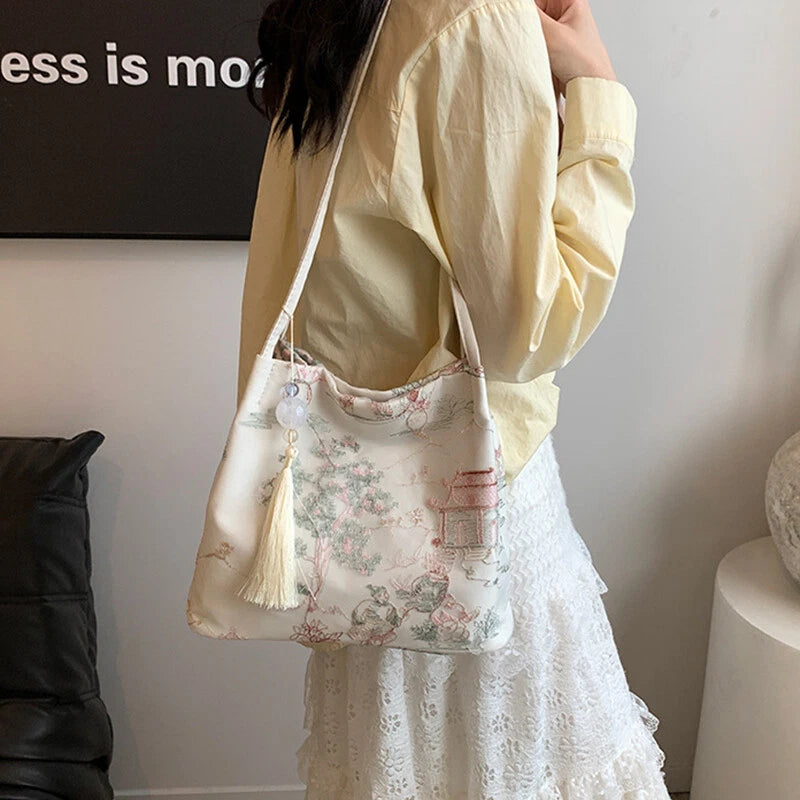 👛Chinese Embroidered Tote Bag Carry A Piece Of Eastern Elegance With You