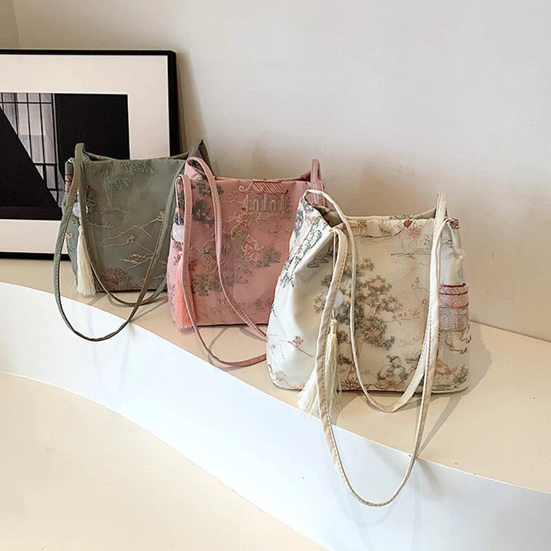 👛Chinese Embroidered Tote Bag Carry A Piece Of Eastern Elegance With You