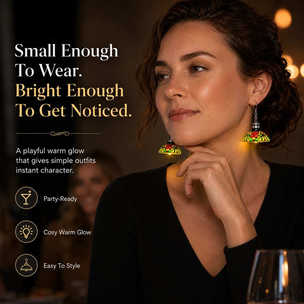 ✨✨ Mini Chandelier Light-Up Earrings-Tiny chandelier. Big attention.