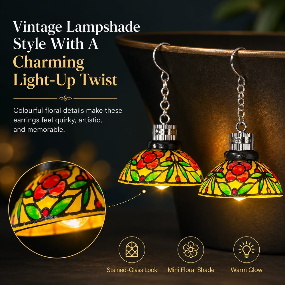 ✨✨ Mini Chandelier Light-Up Earrings-Tiny chandelier. Big attention.