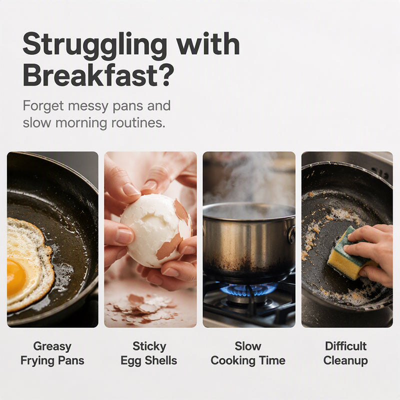 🥗🎁 50% OFF! Microwave Egg Poacher -Dual‑cavity, non‑stick & easy clean. Healthier than frying – stock up & save! 🏠✅
