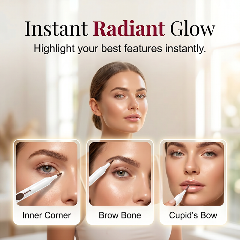 🔥Hot Sale 50% OFF🔥 Ditch the Bulky Bag! 4-in-1 Makeup Pen – Eyeliner, Brow, Lip Liner & Highlighter in One Click ✨