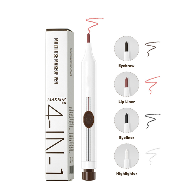 🔥Hot Sale 50% OFF🔥 Ditch the Bulky Bag! 4-in-1 Makeup Pen – Eyeliner, Brow, Lip Liner & Highlighter in One Click ✨