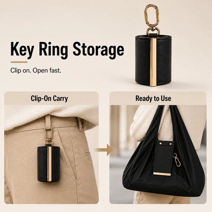 💖⏰Last Day Promotion 60% OFF🔥 -Foldable Mini Keychain Tote