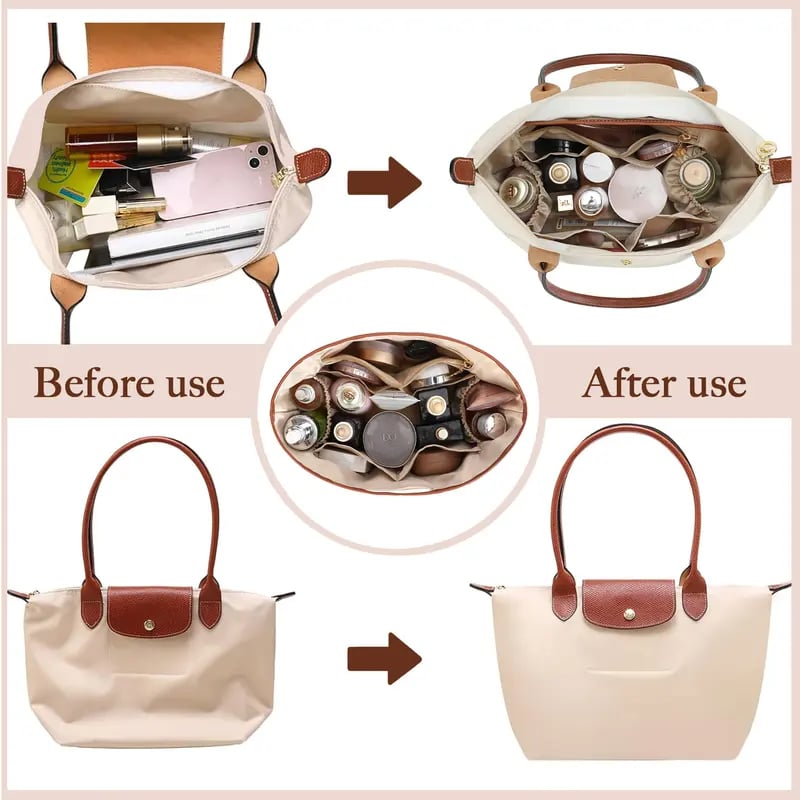 👜 Tote Bag Organizer – Switch Bags in Seconds Without Repacking