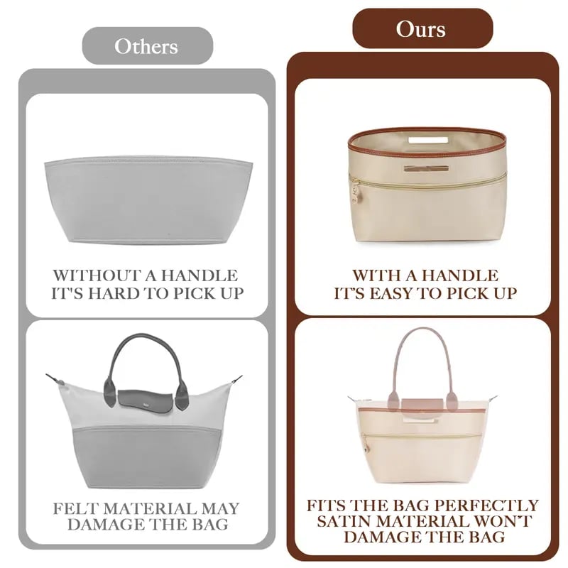 👜 Tote Bag Organizer – Switch Bags in Seconds Without Repacking