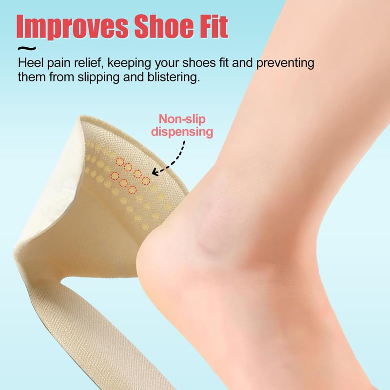 🥿Anti-slip Heel Liners Soft Cushion Heel Protector Pads for Women Men Shoes