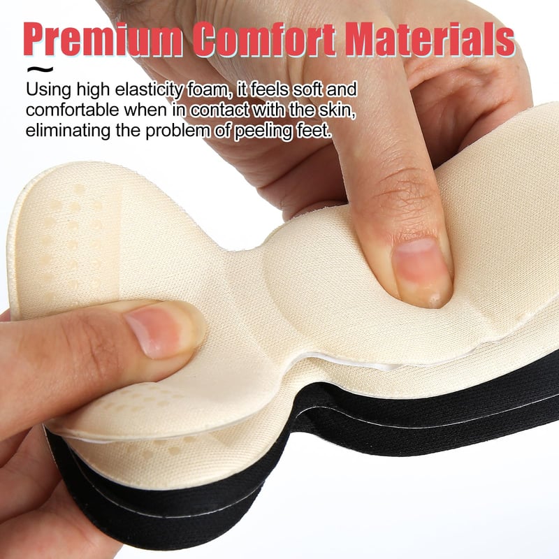 🥿Anti-slip Heel Liners Soft Cushion Heel Protector Pads for Women Men Shoes