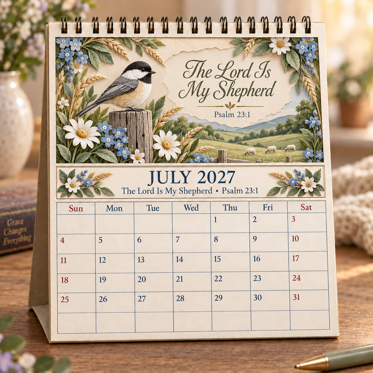 📖 2027 A Year Of Comfort & Strength Bible Verse Calendar