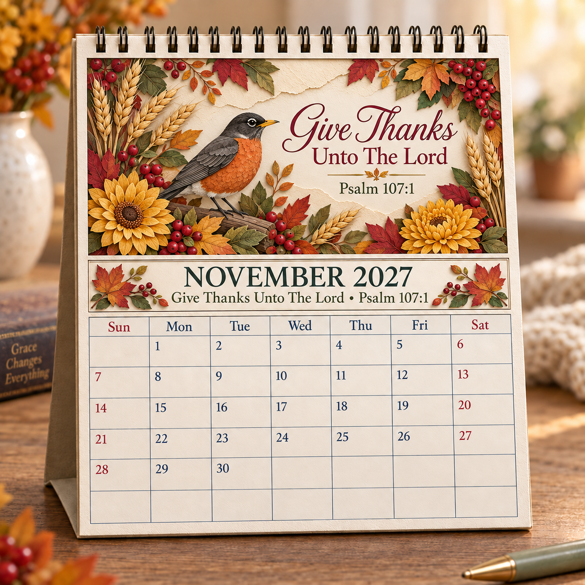 📖 2027 A Year Of Comfort & Strength Bible Verse Calendar