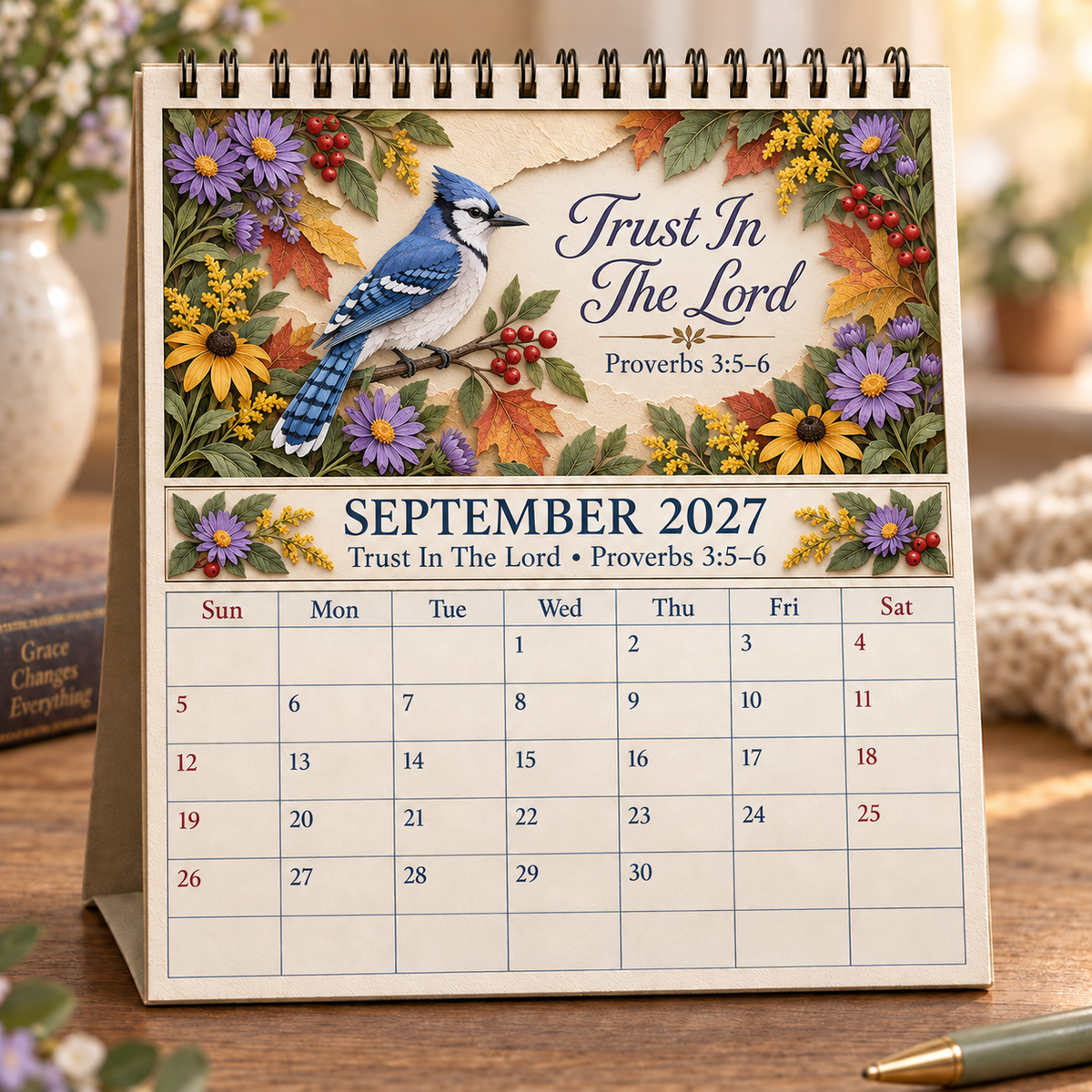 📖 2027 A Year Of Comfort & Strength Bible Verse Calendar