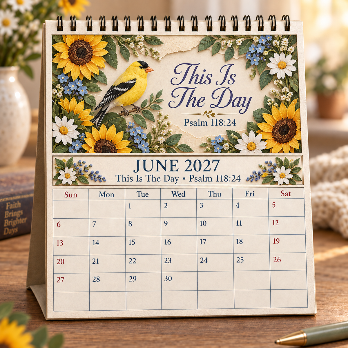 📖 2027 A Year Of Comfort & Strength Bible Verse Calendar