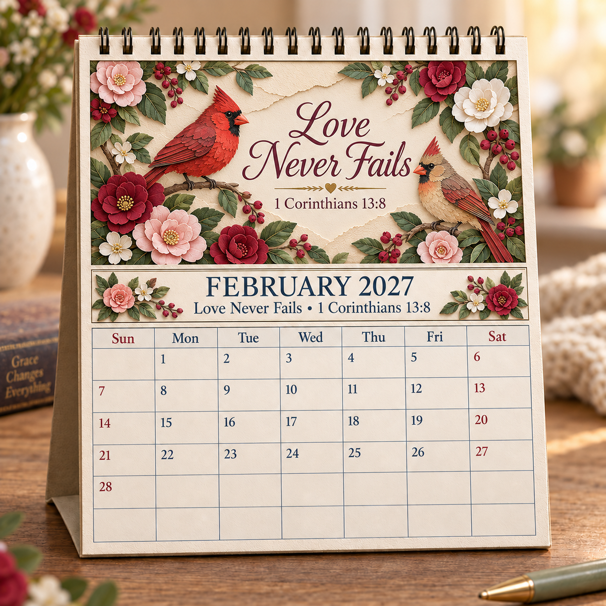 📖 2027 A Year Of Comfort & Strength Bible Verse Calendar