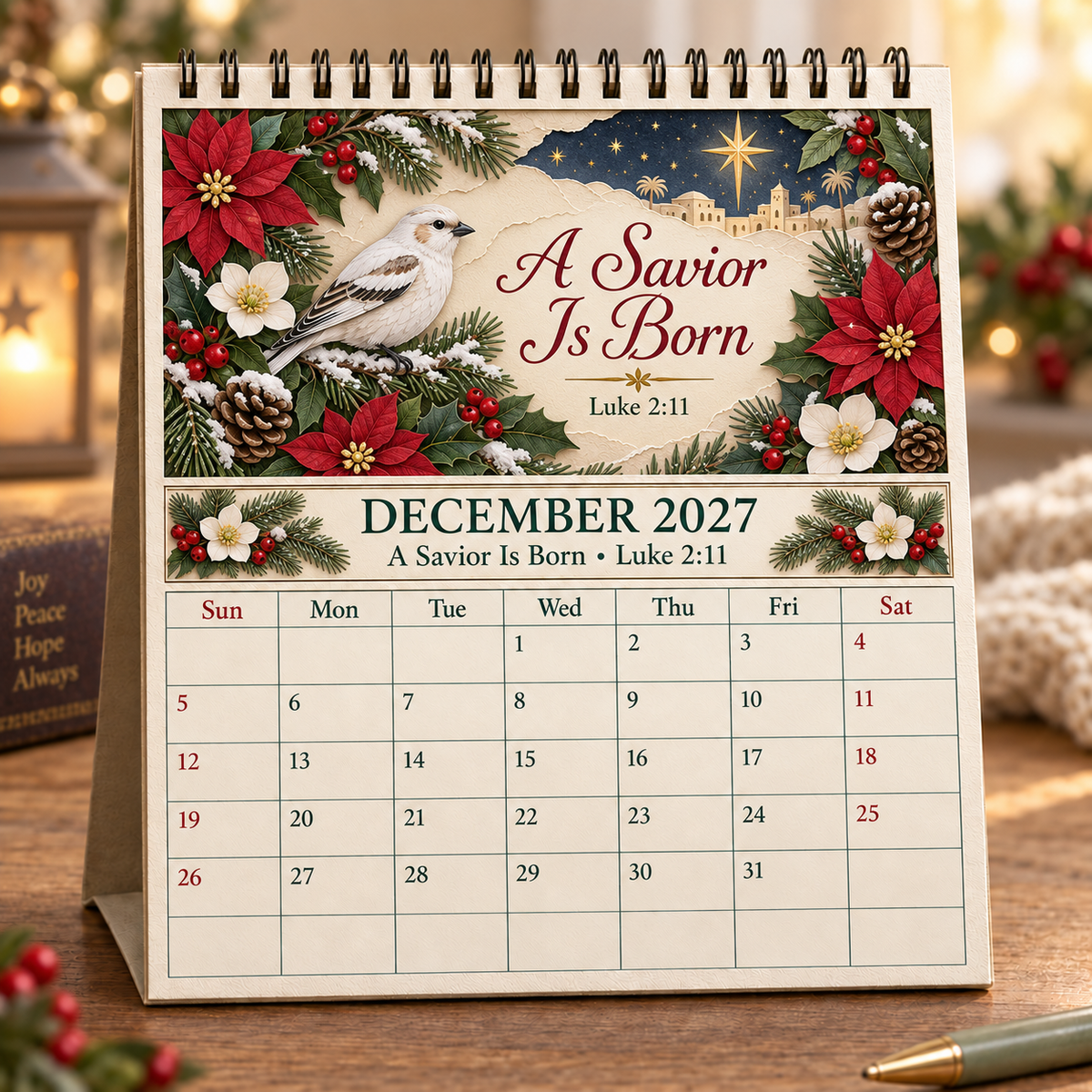 📖 2027 A Year Of Comfort & Strength Bible Verse Calendar