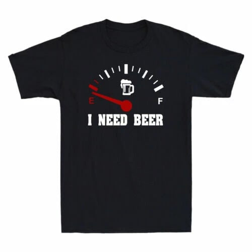 👕I Need Beer Drinking Lover Funny Men's T-Shirt