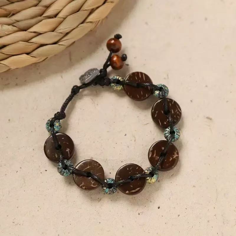 💐Handcrafted Button Charm Bracelet Unique Details. Cozy Style. Made to Feel Like Yours.