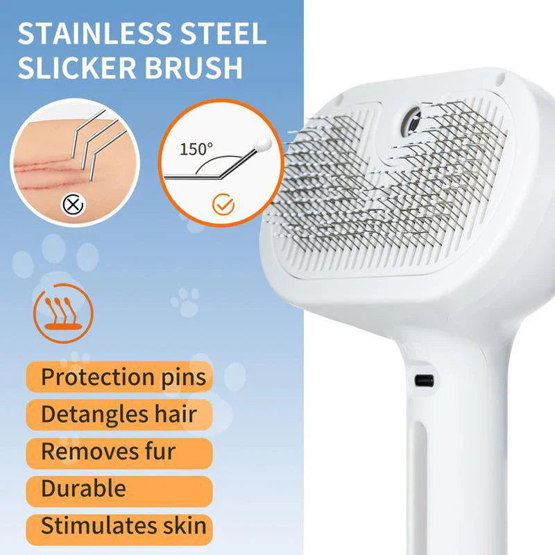 🔥Get 50% OFF today-3 in 1 Pet Steam Comb