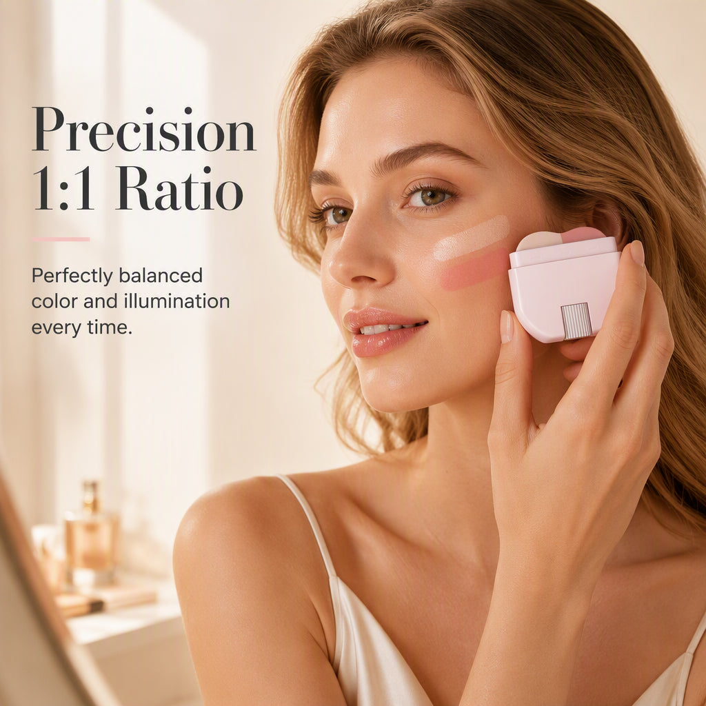 🪞2-in-1 Long-Lasting Highlighter & Blush Stick