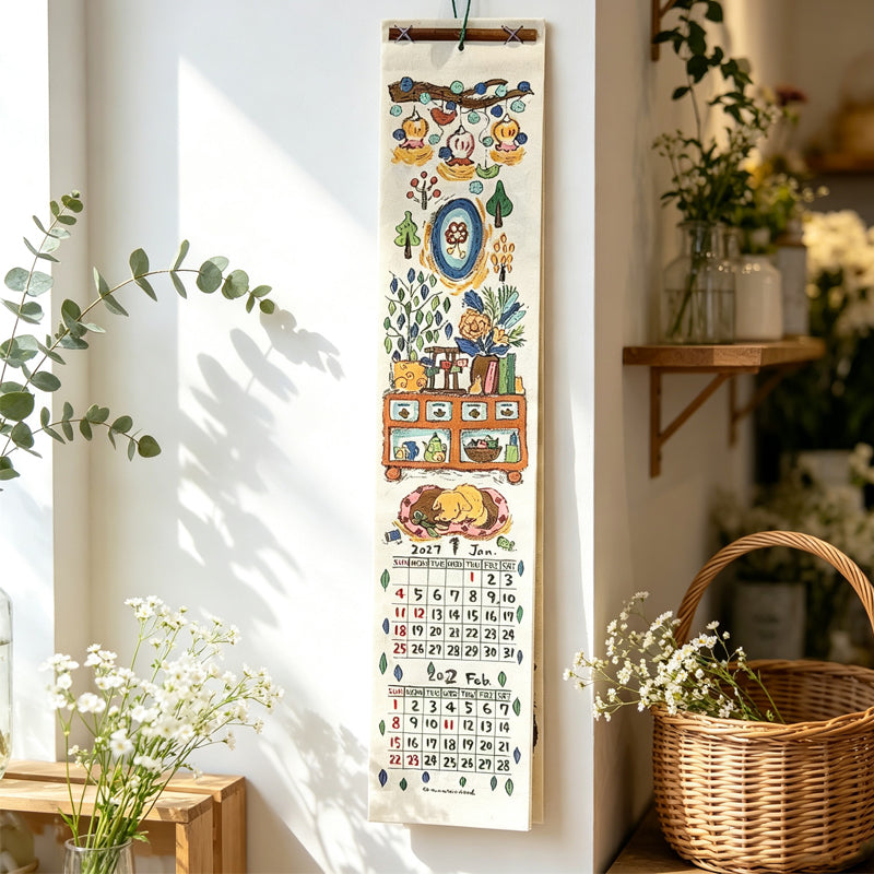 🔥🎁New! 50% OFF🔥Creative 2027 – Wall Calendar in a Long Roll Format
