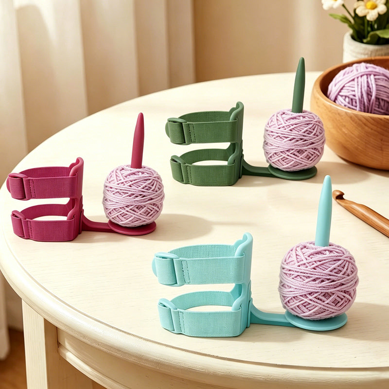 📢📢50% OFF !! ⏰Wearable Arm Yarn Holder with Adjustable Dual Straps