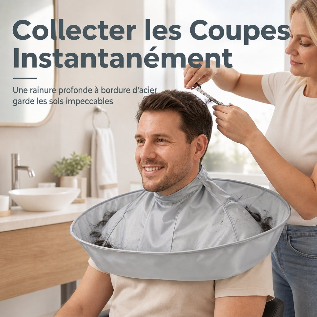 ✂️ 50% OFF! 💇 💇 Gray Hair Salon Cape for Adults – Breathable & Odor-Free, for Cutting & Coloring